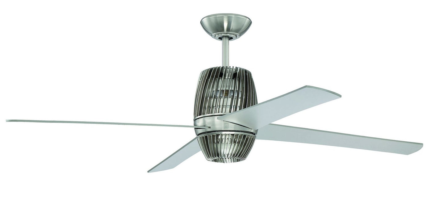 Craftmade TOR52BNK4 52" Ceiling Fan - Torbeau in Brushed Polished Nickel