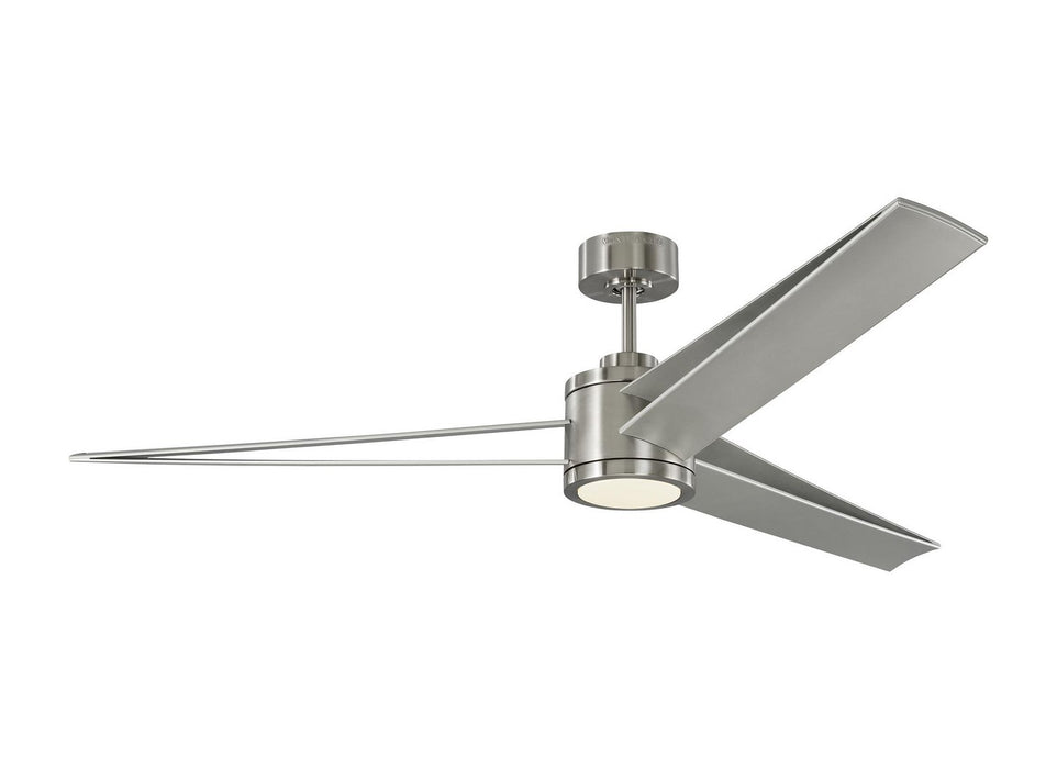 Monte Carlo 3AMR60BSD 60" Ceiling Fan - Armstrong in Brushed Steel