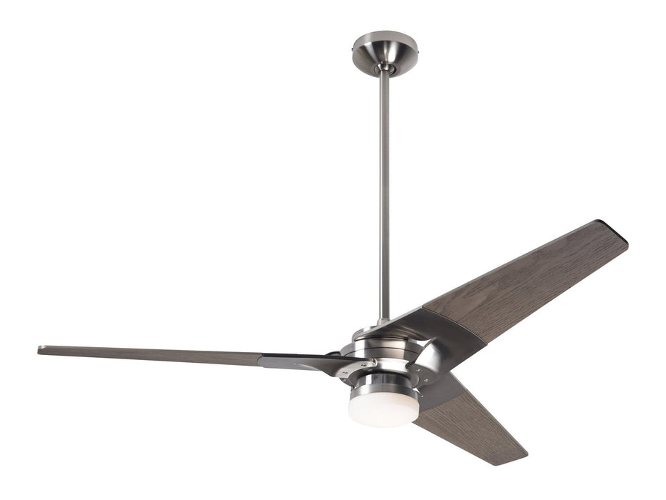 Modern Fan Co 52" Ceiling Fan from the Torsion collection in Bright Nickel finish