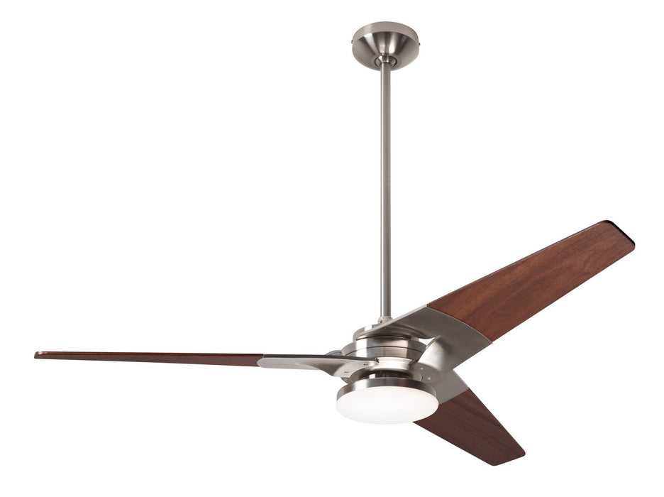 Modern Fan Co 52" Ceiling Fan from the Torsion collection in Bright Nickel finish