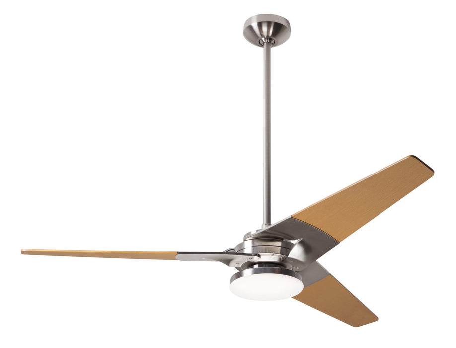 Modern Fan Co 52" Ceiling Fan from the Torsion collection in Bright Nickel finish