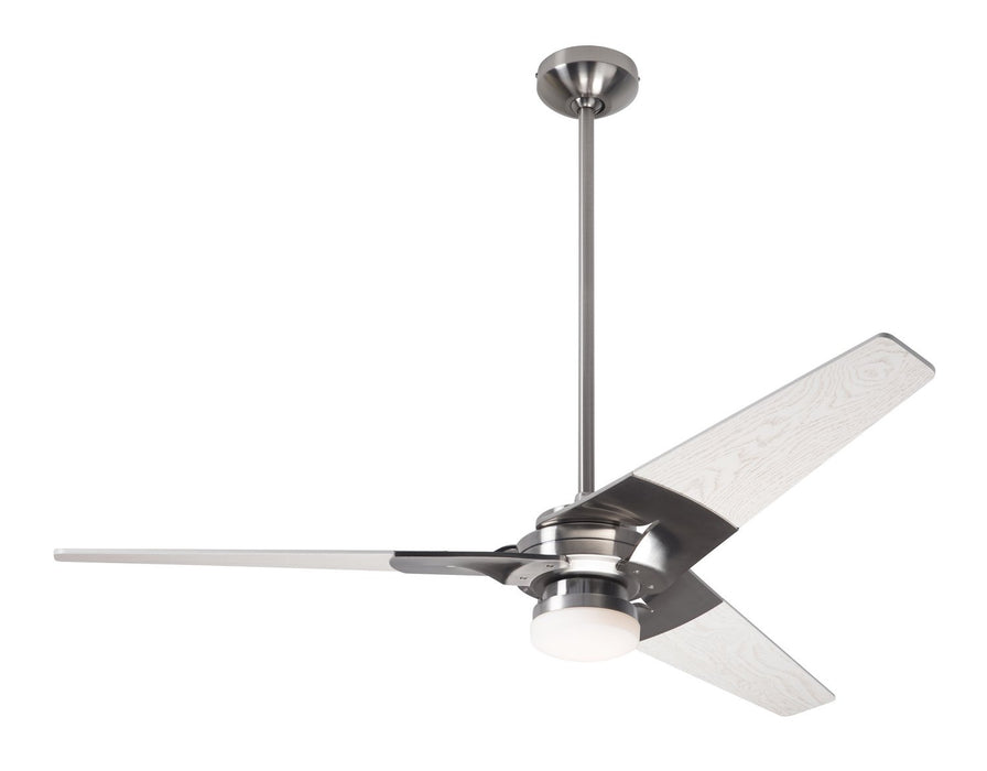 Modern Fan Co 52" Ceiling Fan from the Torsion collection in Bright Nickel finish