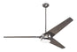 Modern Fan Co 62" Ceiling Fan from the Torsion collection in Bright Nickel finish