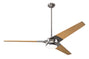 Modern Fan Co 62" Ceiling Fan from the Torsion collection in Bright Nickel finish