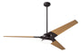 Modern Fan Co 62" Ceiling Fan from the Torsion collection in Dark Bronze finish