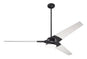 Modern Fan Co 62" Ceiling Fan from the Torsion collection in Dark Bronze finish