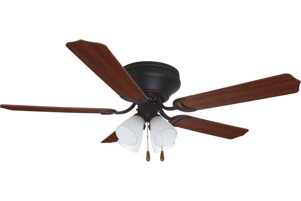 Ellington BRC52ORB5C 52" Brilliante in Oil Rubbed Bronze with Reversible Cherry and Mahogany Blades Indoor Rated Ceiling Fan