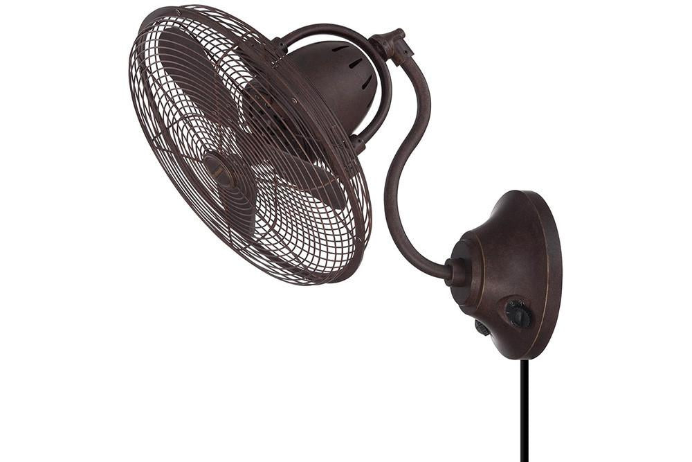 Craftmade BW116AG3 14" Bellows I Wall Mount Fan in Aged Bronze