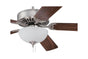 Craftmade C201BN 52" Pro Builder 201 Ceiling Fan in Brushed Nickel