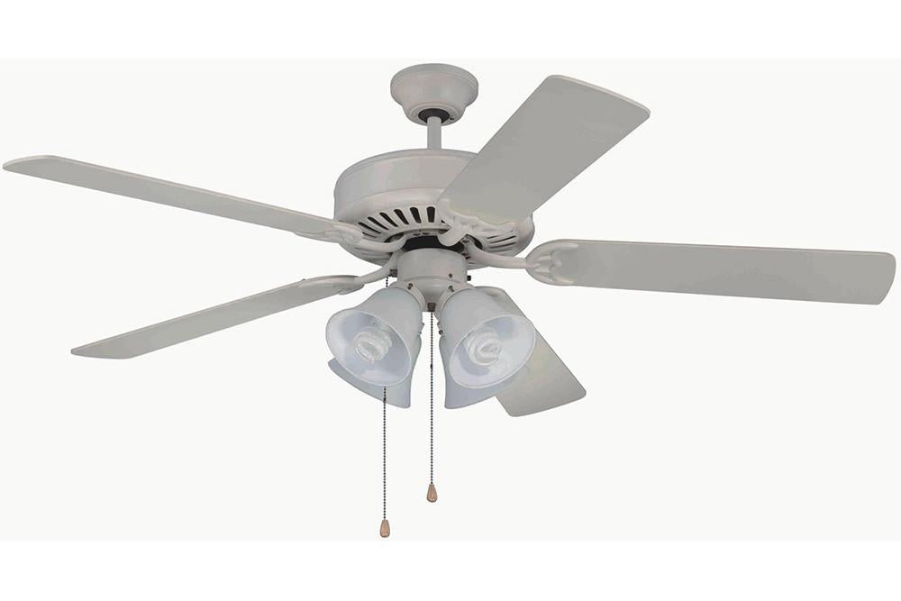 Craftmade C203AW 52" Pro Builder 203 Ceiling Fan in Antique White