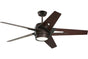 Emerson 54inch Luxe Eco in Oil Rubbed Bronze with Dark Mahogany blades CF550LDMORB