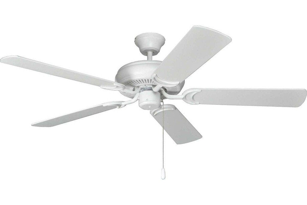 Ellington DCF52MWW5 52" Decorators Choice in Matte White with Matte White Blades Indoor Rated Ceiling Fan