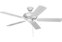 Ellington DCF52MWW5 52" Decorators Choice in Matte White with Matte White Blades Indoor Rated Ceiling Fan