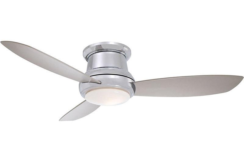 Minka Aire F518L-PN 44" Concept II Flushmount LED Fan in PN