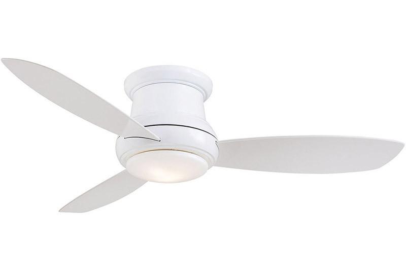 Minka Aire F518L-WH 44" Concept II Flushmount LED Fan in WH