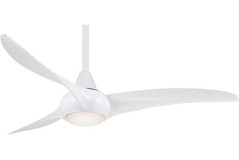 Minka Aire F844-WH 52" Light Wave in WH