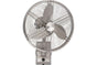 Ellington FAR14BNK3W 14" Faraday in Brushed Nickel with Brushed Nickel Blades Damp Rated Outdoor Ceiling Fan