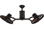 Ellington FARII13ABZ3RW 51" Faraday in Aged Bronze with Dark Cherry Blades Damp Rated Outdoor Ceiling Fan