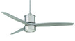 Regency Hover 56" Brushed Nickel Ceiling Fan with Silver Blades HV-BN