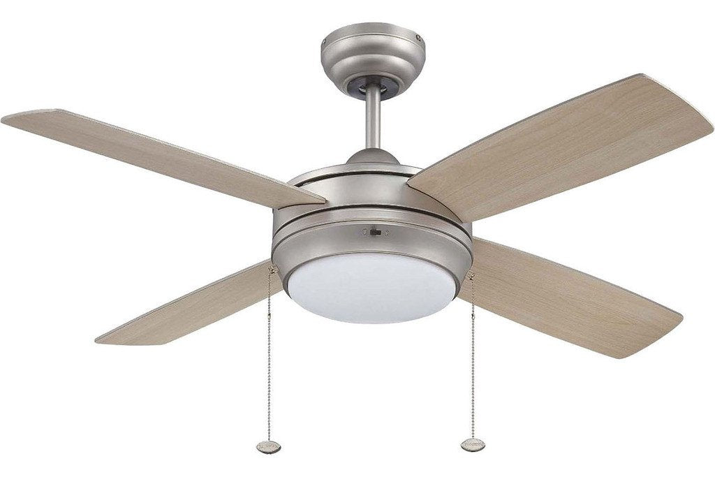 Ellington LAV44BP4LK 44" Laval in Brushed Pewter with Silver Blades Indoor Rated Ceiling Fan