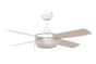 Ellington LAV44MWW4LK 44" Laval in Matte White with Matte White Blades Indoor Rated Ceiling Fan