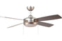 Ellington LAV52BP4LK 52" Laval in Brushed Pewter with Silver Blades Indoor Rated Ceiling Fan