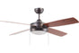 Ellington LAV52ESP4LK 52" Laval in Espresso with Reversible Dark Oak and Mahogany Blades Indoor Rated Ceiling Fan