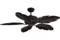 Ellington PAP52ABZ5RCDI 52" Pineapple in Aged Bronze with Aged Bronze Palm Leaf Blades Damp Rated Outdoor Ceiling Fan