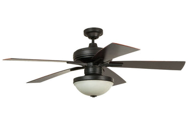 Ellington RVF52ABZ5 52" Riverfront in Aged Bronze with Aged Bronze Blades Wet Rated Outdoor Ceiling Fan