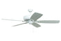 Ellington SUA62WW5 62" Supreme Air in White with Reversible Maple and Matte White Blades Indoor Rated Ceiling Fan