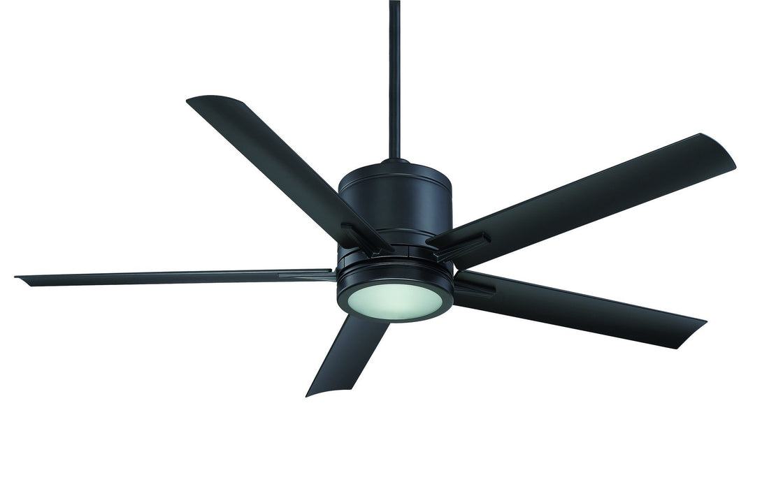 Regency Vail 52" Matte Black Ceiling Fan - Outdoor Wet