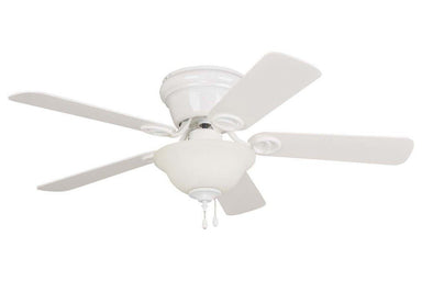 Ellington WC42WW5C1 42" Wyman in White with Reversible White and Whitewash Blades Indoor Rated Ceiling Fan